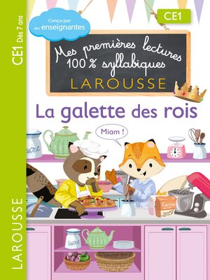 cover image of Premières lectures syllabiques CE1--La galette